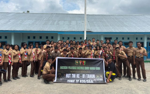 Bakti Kesehatan TNI Ke-81, SMK Taruna Mimika