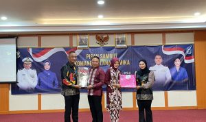 Komandan Batalyon 820/DAAI Sambut Kedatangan Danlanal Timika