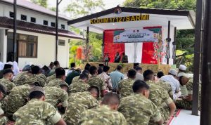 Prajurit Yonif TP 809/NTM Hadiri Peringatan Maulid Nabi Muhammad SAW di Kodim 1712/Sarmi