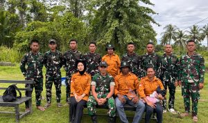 Jaga Prajurit Tetap Prima, Yonif TP 860/NSK dan Pustu SP VII Gencarkan Pemberian Obat Cacing