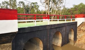 Jembatan Aramco Rampung, TNI Hadir Buka Akses dan Harapan Baru Bagi Warga Kampung Baad