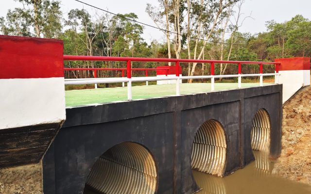 Jembatan Aramco Rampung, TNI Hadir Buka Akses dan Harapan Baru Bagi Warga Kampung Baad