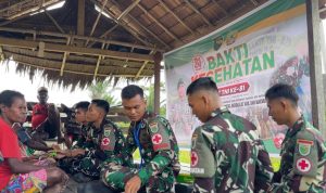 Yonif TP 809/NTM Gelar Bakti Kesehatan di Pedalaman Sarmi, Hadirkan Kepedulian bagi Masyarakat