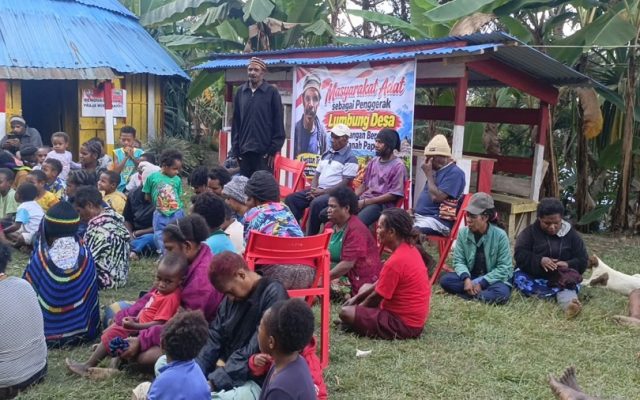 Kepala Suku Tolikara Ajak Warga Ifar Gunung Garap Lahan Jadi Lumbung Pangan Desa