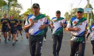Pimpin Fun Run 5K HUT ke-81 TNI, Pangdam Mandala Trikora: TNI Kuat Karena Rakyat Kuat