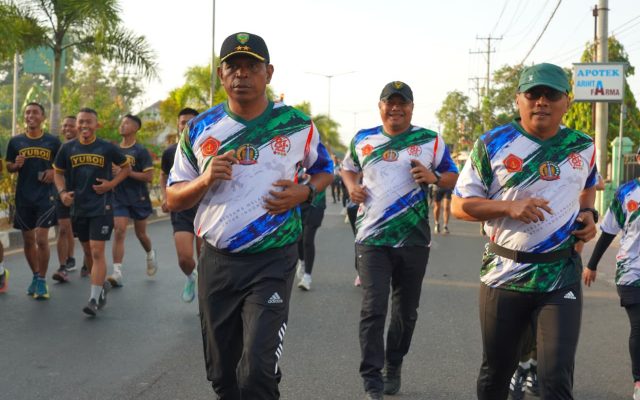 Pimpin Fun Run 5K HUT ke-81 TNI, Pangdam Mandala Trikora: TNI Kuat Karena Rakyat Kuat