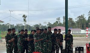Ibadah Minggu di Yonif TP 820/DAAI, Pererat Kebersamaan dan Meningkatkan Keimanan