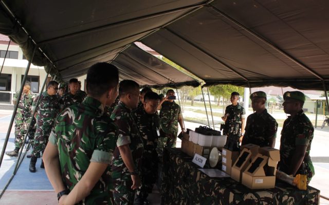 Yonif TP 809/NTM Terima Kunjungan Kemhan RI dalam Pengendalian Bangunan dan Lahan