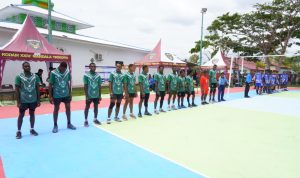 Semarak HUT ke-81 TNI, Turnamen Bola Voli Terbuka Untuk Umum Digelar di Makodam XXIV/MT