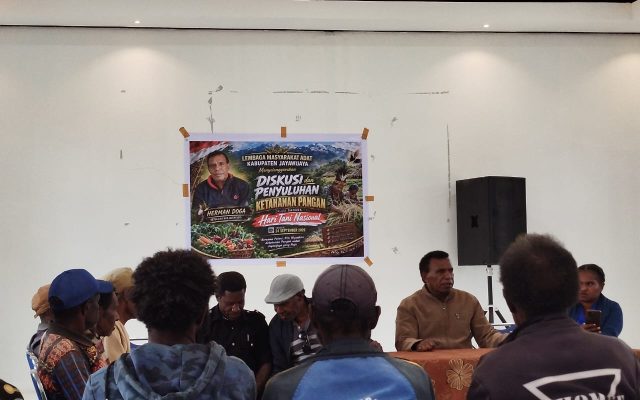 LMA Jayawijaya Gelar Diskusi: Ajak Masyarakat Kelola Lahan untuk Ketahanan Pangan
