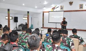 Tingkatkan Kesadaran Digital, Personel Kodim 1707/Merauke Ikuti Sosialisasi Keamanan Siber