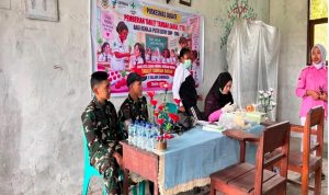 Peduli Kesehatan Pelajar, Yonif TP 860/NSK Gelar SI CEPAT di SMA Advent Botawa