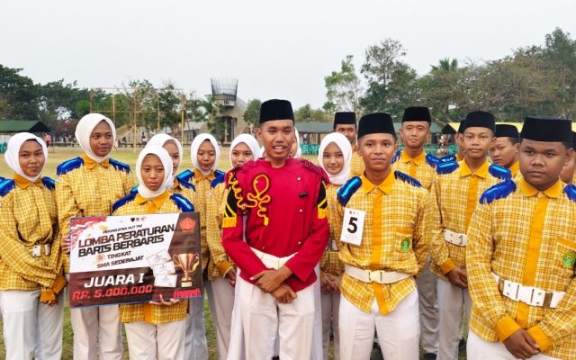 Peringatan HUT ke-81 TNI, 30 Sekolah Adu Ketangkasan PBB, MA Al-Munawwaroh Raih Juara Pertama