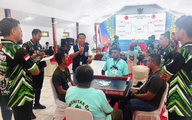 Tutup Tournament Domino: Dandim 1707/Merauke dan Orado Kobarkan Semangat Berlatih dan Sportivitas