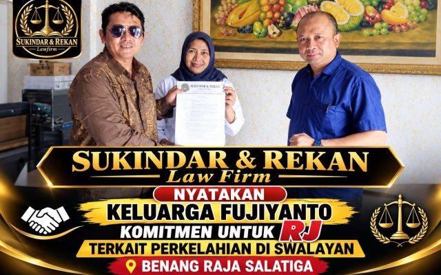Keluarga fujiyanto Tempuh Upaya Restorative Justice dalam Perkara Perkelahian Di Salatiga