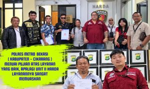 Hairil Tami Apresiasi Penanganan Aduannya oleh Unit II Harda Polres Metro Bekasi
