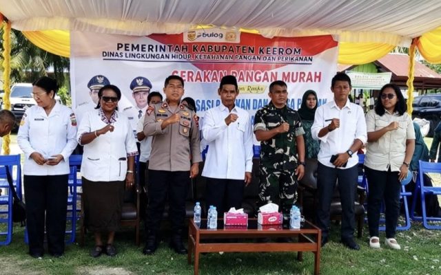 Pangan Terjangkau Masyarakat Sejahtera, Koramil Arso Dukung GPM di Keerom