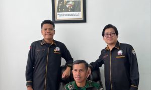 Sekjen Yoshua dan Bendum Farhan Hadiri Kenaikan Pangkat Kolonel RH Lubis di Ditkumad