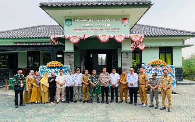 HUT TNI ke-81 di Panongan, Sinergi TNI-Polri dan Forkopimcam Perkuat Kamtibmas