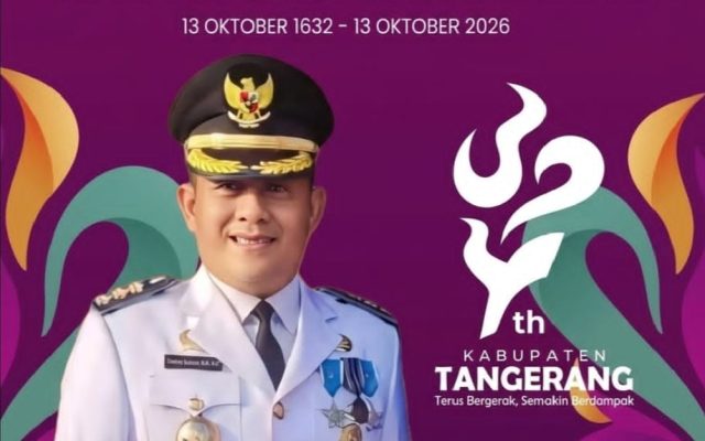 Camat Kelapa Dua Sampaikan Ucapan Hari Jadi ke-394 Kabupaten Tangerang