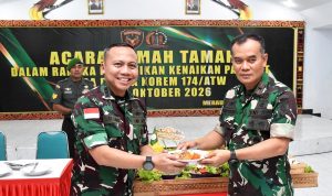 54 Prajurit Naik Pangkat, Momentum Penuh Syukur dan Kebahagiaan di Merauke