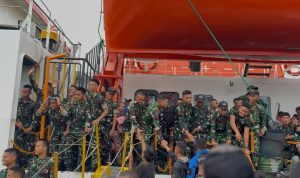 116 Prajurit Yonif TP 860/NSK Berangkat Pindah Satuan, Danyon Beri Pesan: Jangan Lupakan Tempat Pertama Berdinas