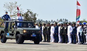 Upacara HUT ke-81 TNI di Merauke, Teguhkan Pengabdian Bersama Rakyat Untuk Indonesia Berdaulat