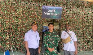 Yonif TP 860/NSK Gandeng Dukcapil Waropen, Prajurit Aktivasi IKD