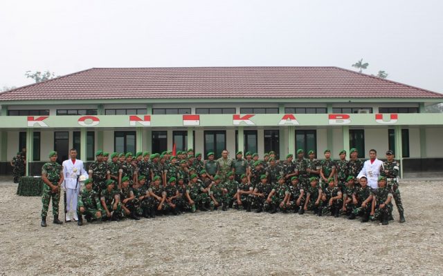 Upacara Tradisi Korp Raport Pindah Satuan Yonif TP 820/DAAI