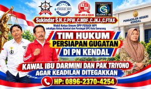 Sukindar dan Tim Hukum FERADI WPI Kawal Ibu Darmini, Siapkan Perlawanan Eksekusi di PN Kendal Terkait dugaan Kejanggalan Lelang Agunan BRI
